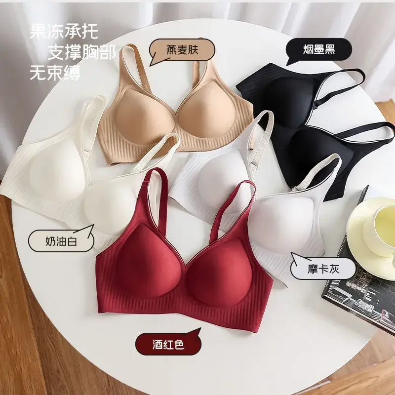 Red Fixed Cup Back Bra for Women, Soft & Breathable - Image 8