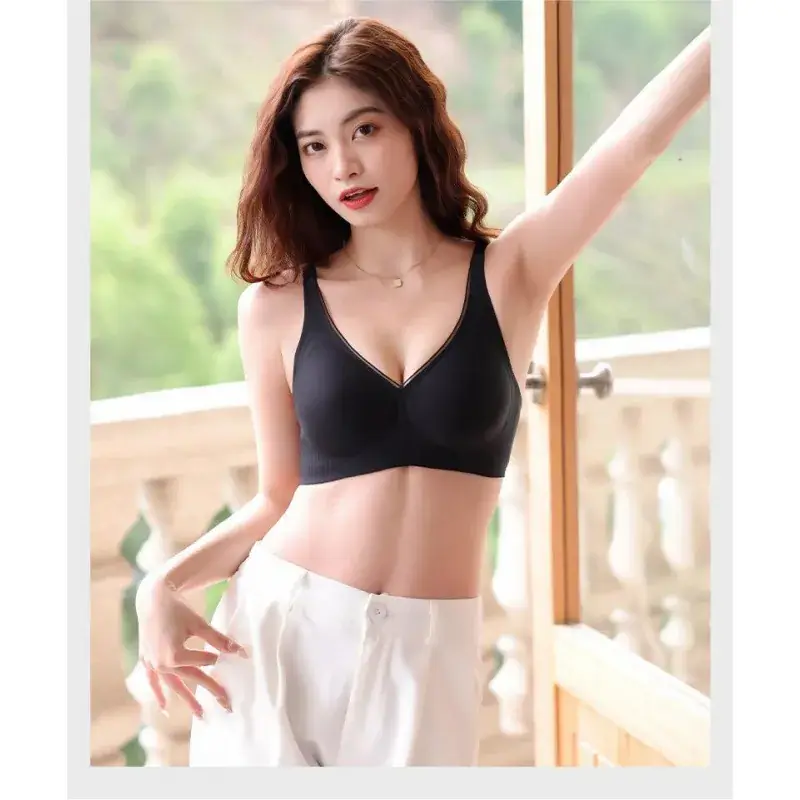 Red Fixed Cup Back Bra for Women, Soft & Breathable - Image 5