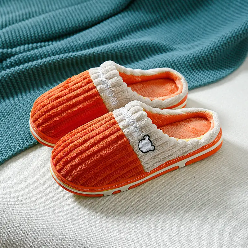 Cixi Cotton Slippers for Women, Spring & Fall Home Use, Winter Indoor Non-Slip Home Warm Couple, Winter Men's Plush - Image 6