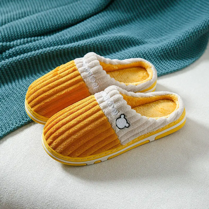 Cixi Cotton Slippers for Women, Spring & Fall Home Use, Winter Indoor Non-Slip Home Warm Couple, Winter Men's Plush - Image 7
