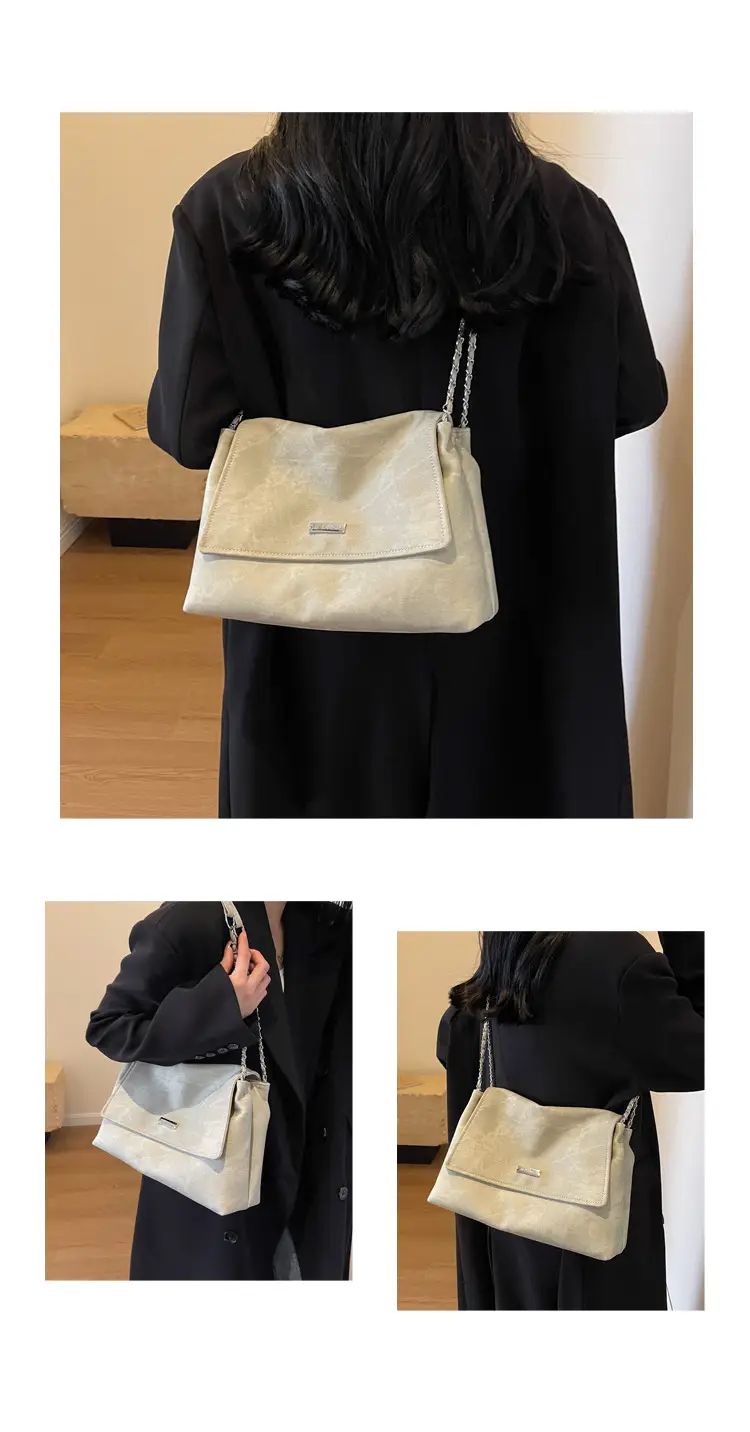 Retro Chain Shoulder Bag Women 2023 Winter — feature 19