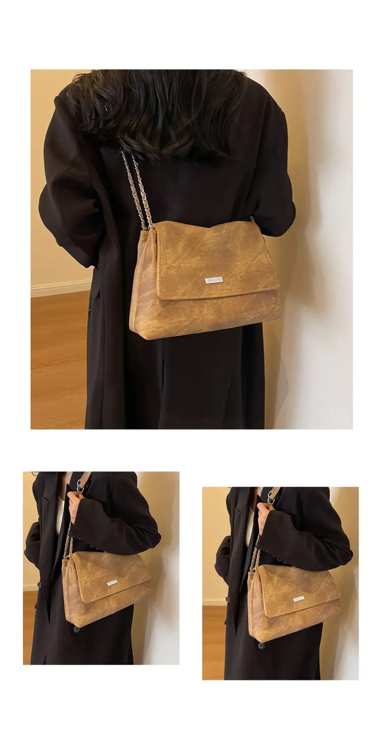 Retro Chain Shoulder Bag Women 2023 Winter — feature 20