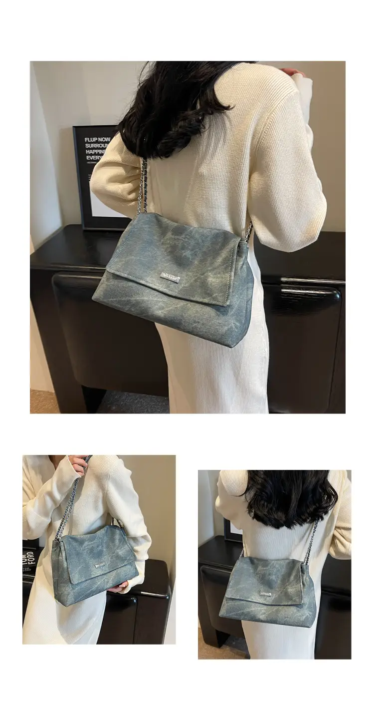 Retro Chain Shoulder Bag Women 2023 Winter — feature 22