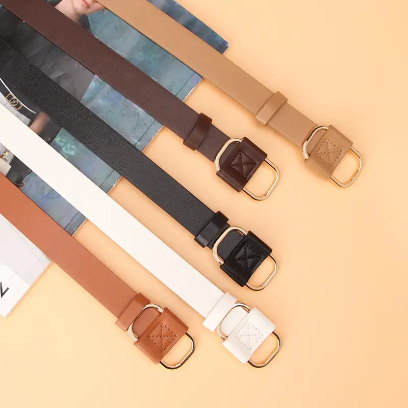 Tan Leather Belt for Women Casual Wear - Image 8