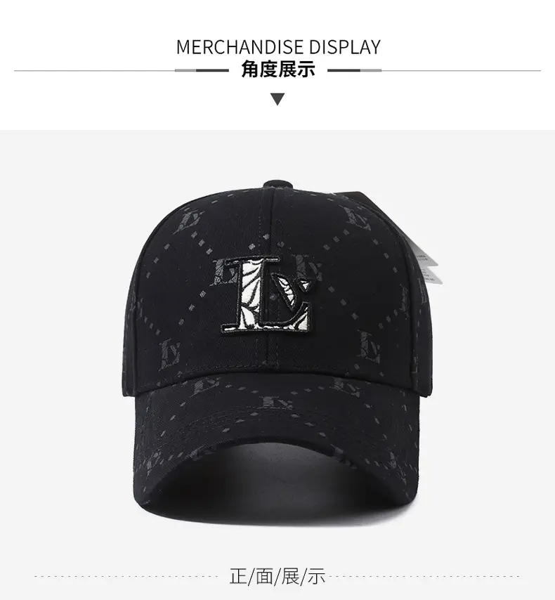 New Letter Embroidered Light Pink Baseball Cap — feature 9