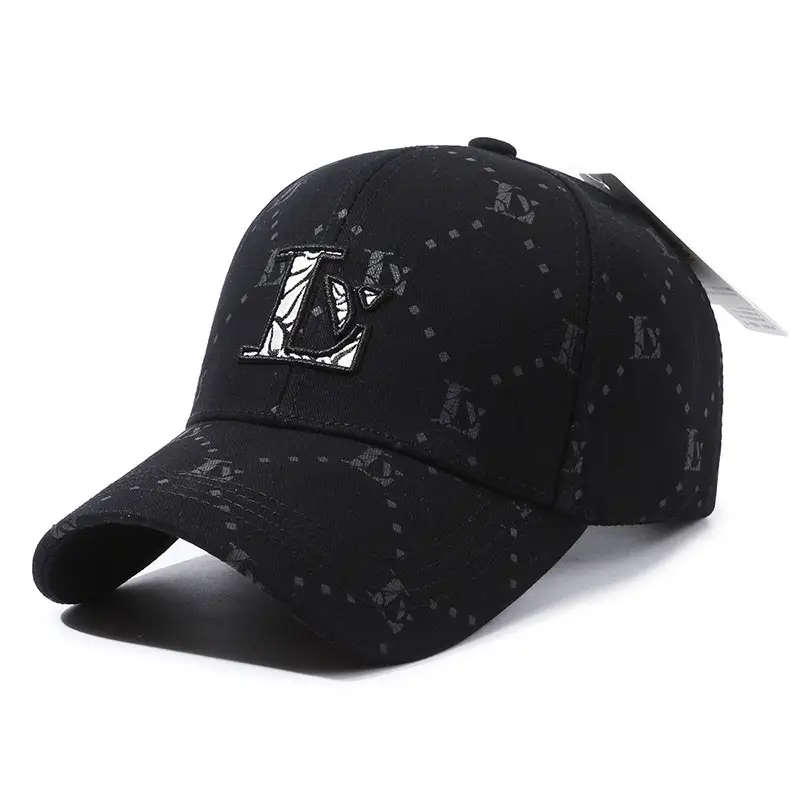 New Letter Embroidered Light Pink Baseball Cap