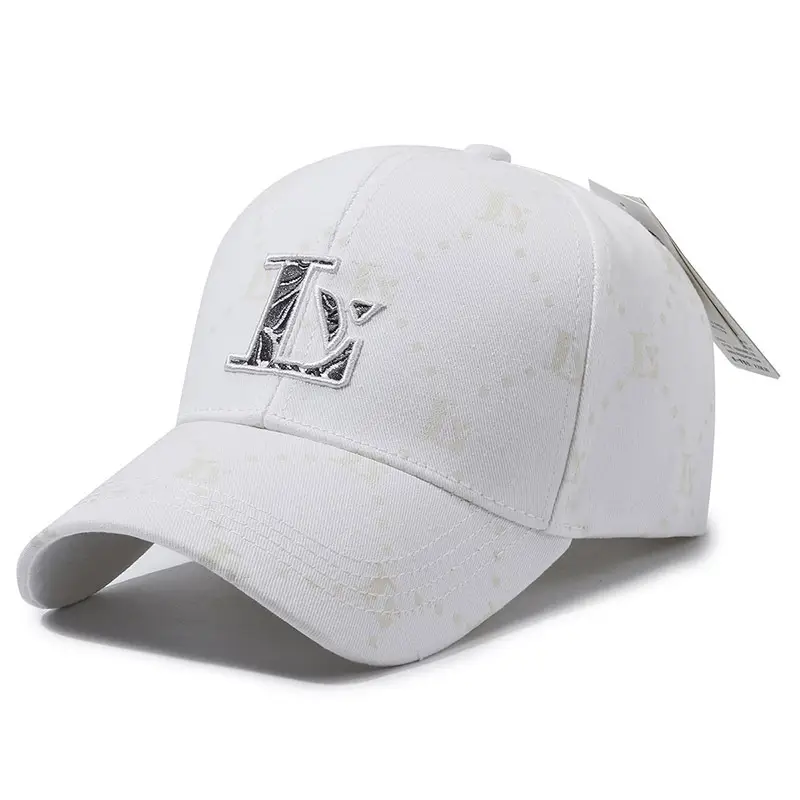 New Letter Embroidered Light Pink Baseball Cap