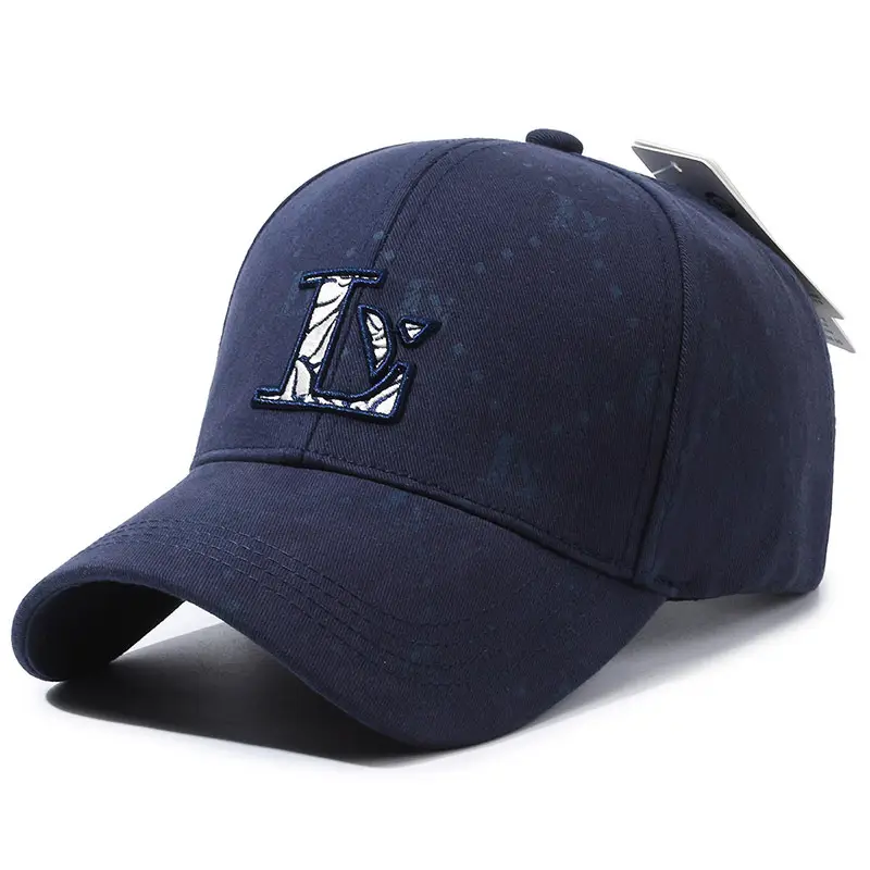 New Letter Embroidered Light Pink Baseball Cap