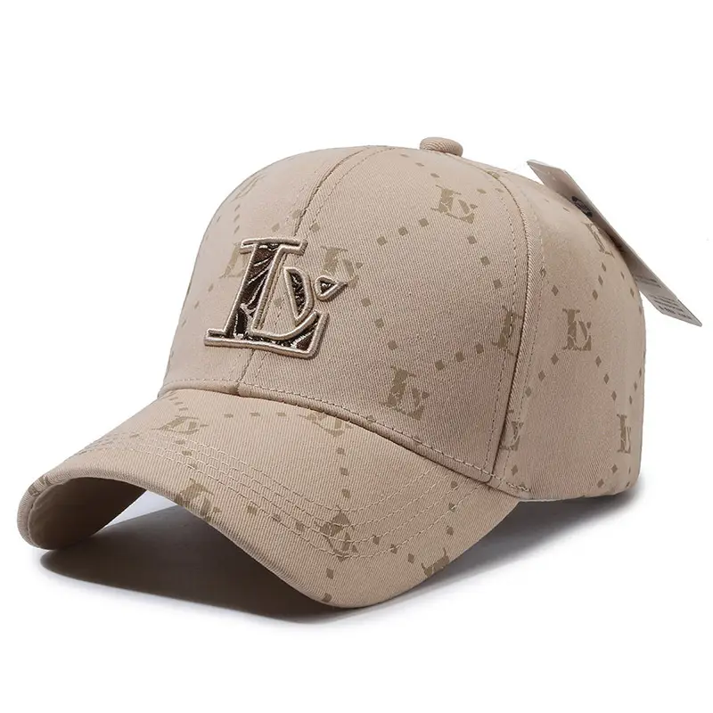 New Letter Embroidered Light Pink Baseball Cap