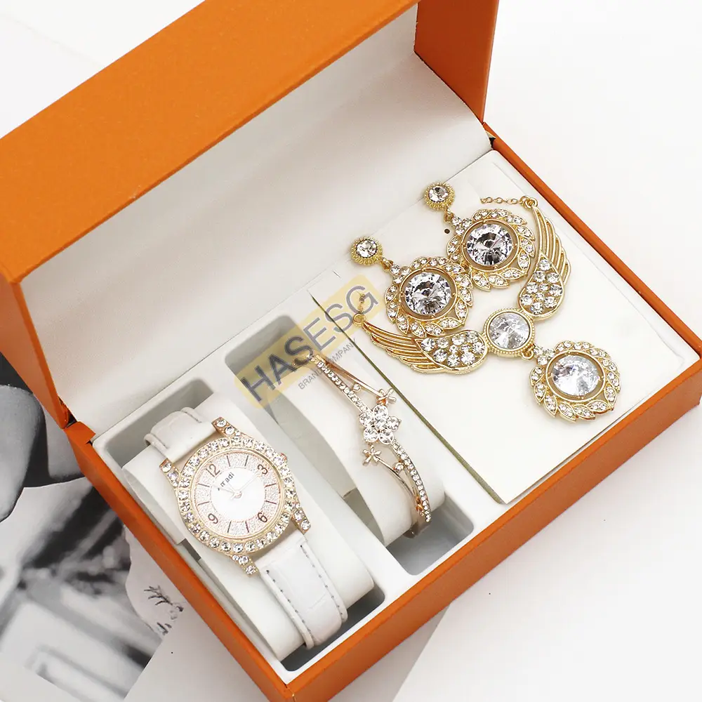 Luxury Red Watch Set for Women's Gift — feature 9