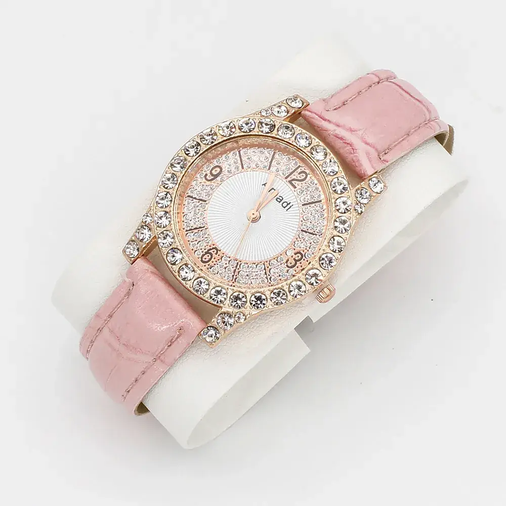 Luxury Red Watch Set for Women's Gift - Image 7