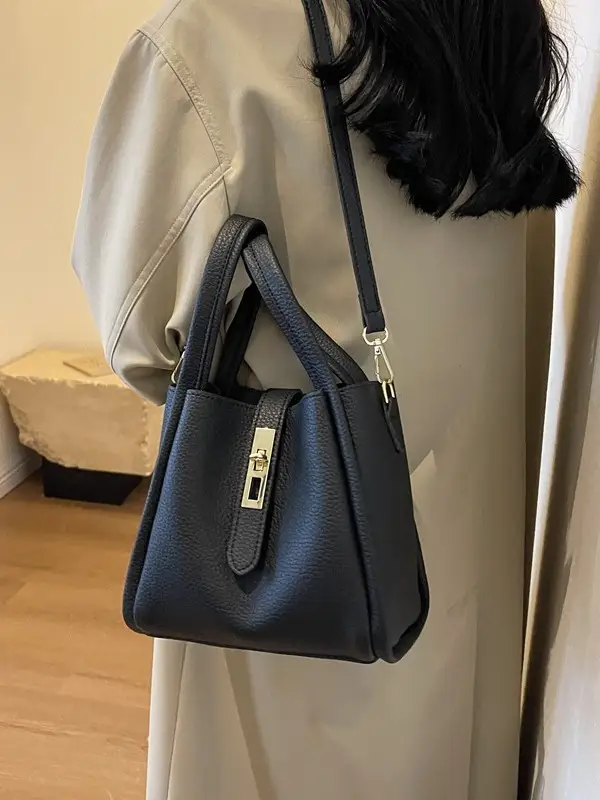 Women's Brown Textured Shoulder Messenger Bag 2023