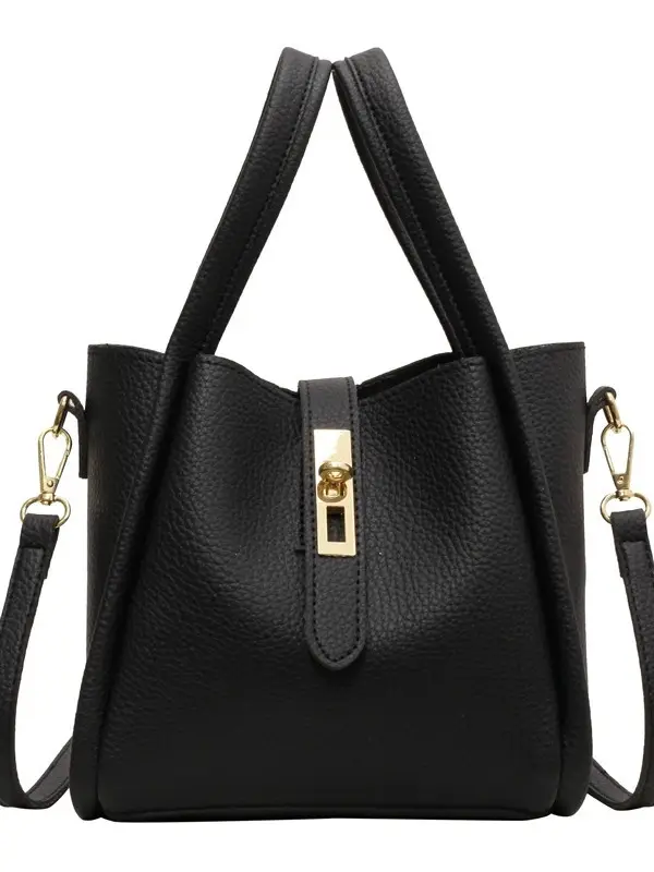 Women's Brown Textured Shoulder Messenger Bag 2023