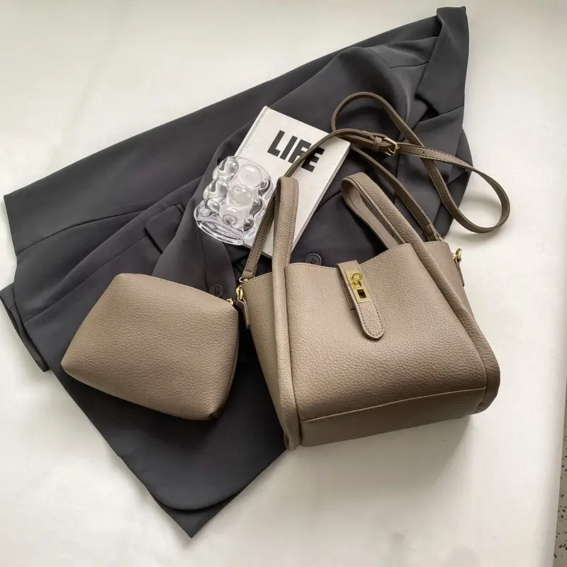 Women's Brown Textured Shoulder Messenger Bag 2023