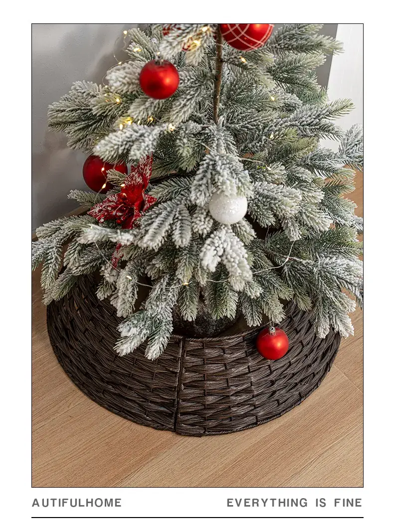 Christmas Tree Basket with Frost Decor and Base — feature 6