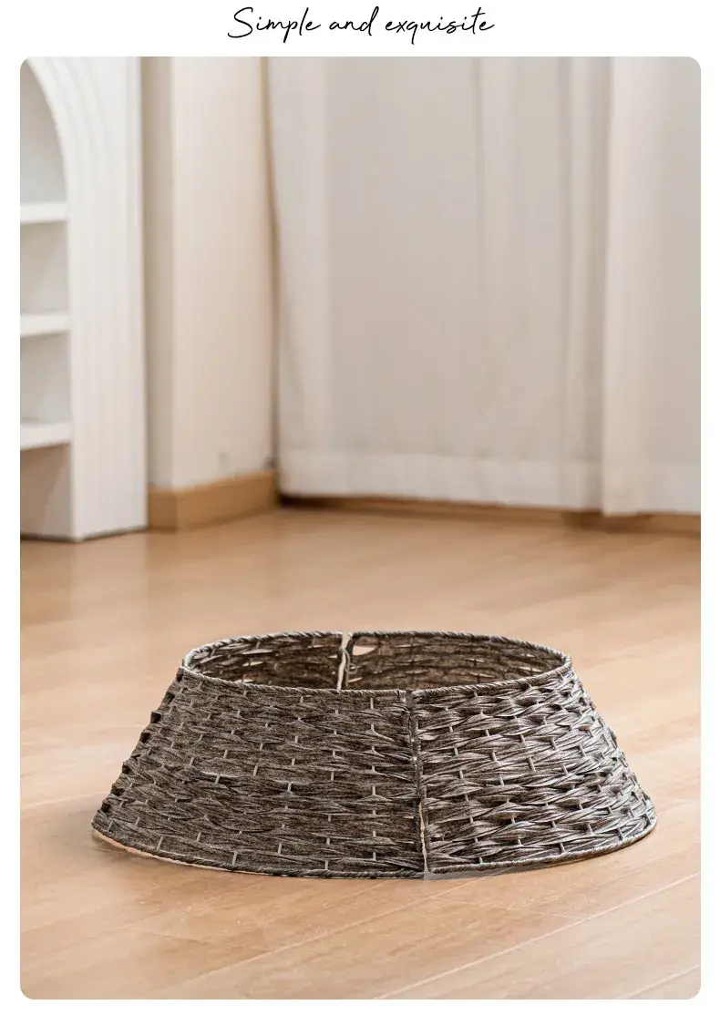 Christmas Tree Basket with Frost Decor and Base — feature 8