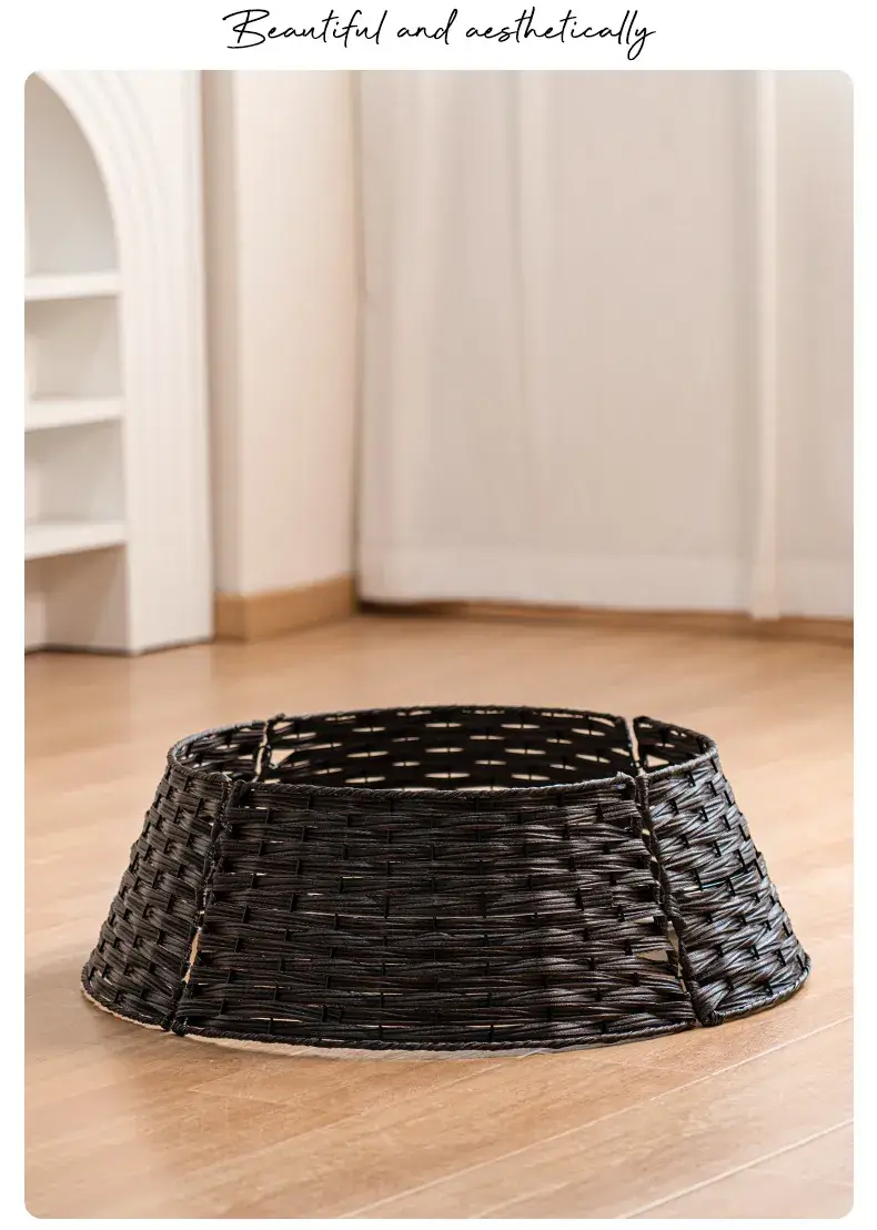 Christmas Tree Basket with Frost Decor and Base — feature 9