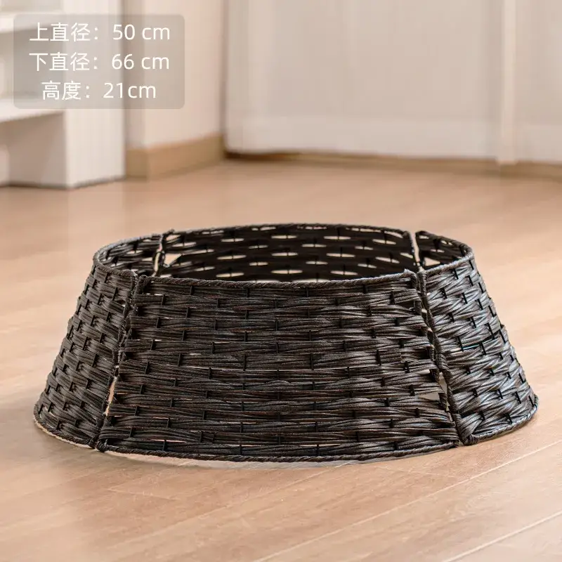 Christmas Tree Basket with Frost Decor and Base - Image 4