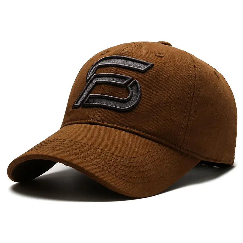 Brown Letter Cap for Men Women Baseball Cap - Image 6