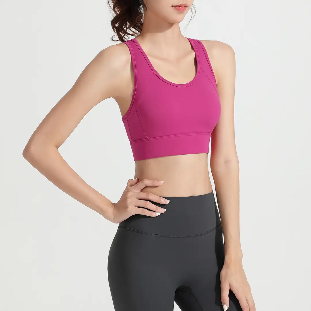 2026 New Antibacterial Sports Bra for Women, Shock-Proof All-In-One Yoga Vest, Running Gym High-Intensity Bra