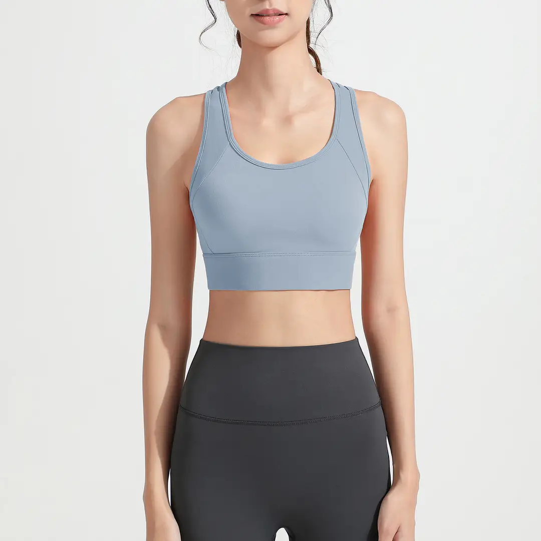 2026 New Antibacterial Sports Bra for Women, Shock-Proof All-In-One Yoga Vest, Running Gym High-Intensity Bra
