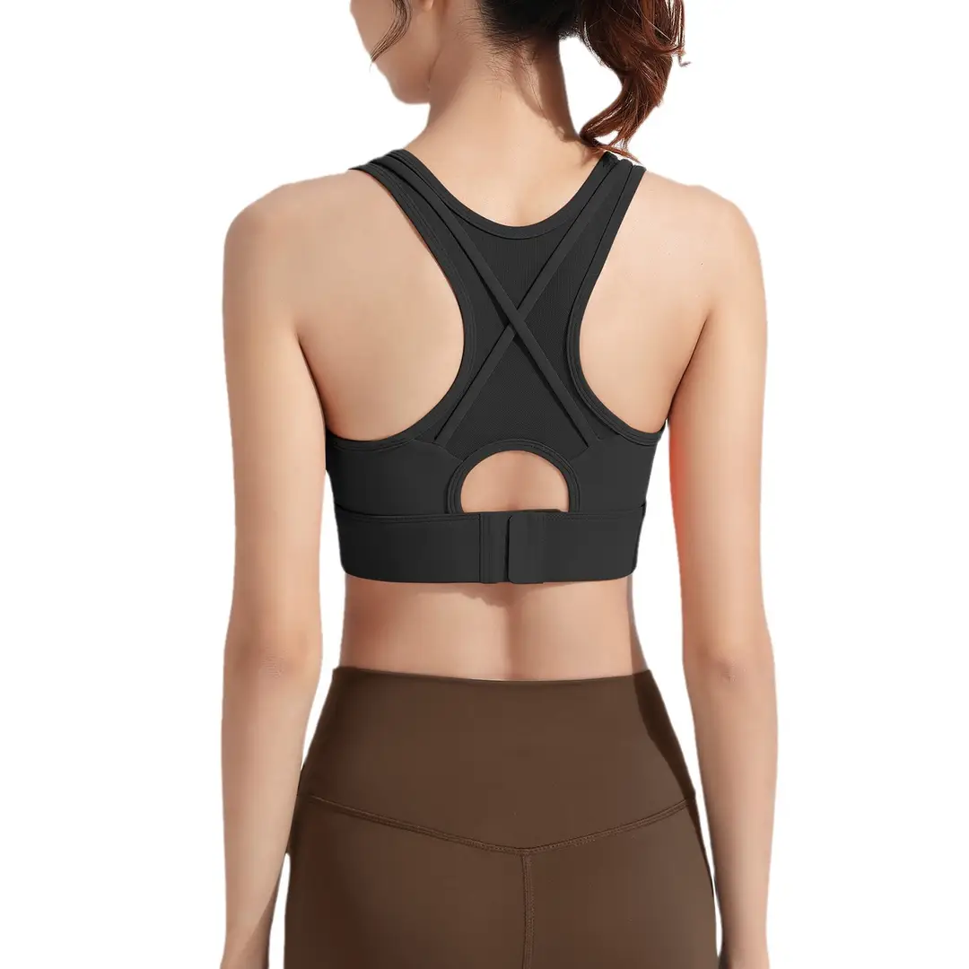 2026 New Antibacterial Sports Bra for Women, Shock-Proof All-In-One Yoga Vest, Running Gym High-Intensity Bra