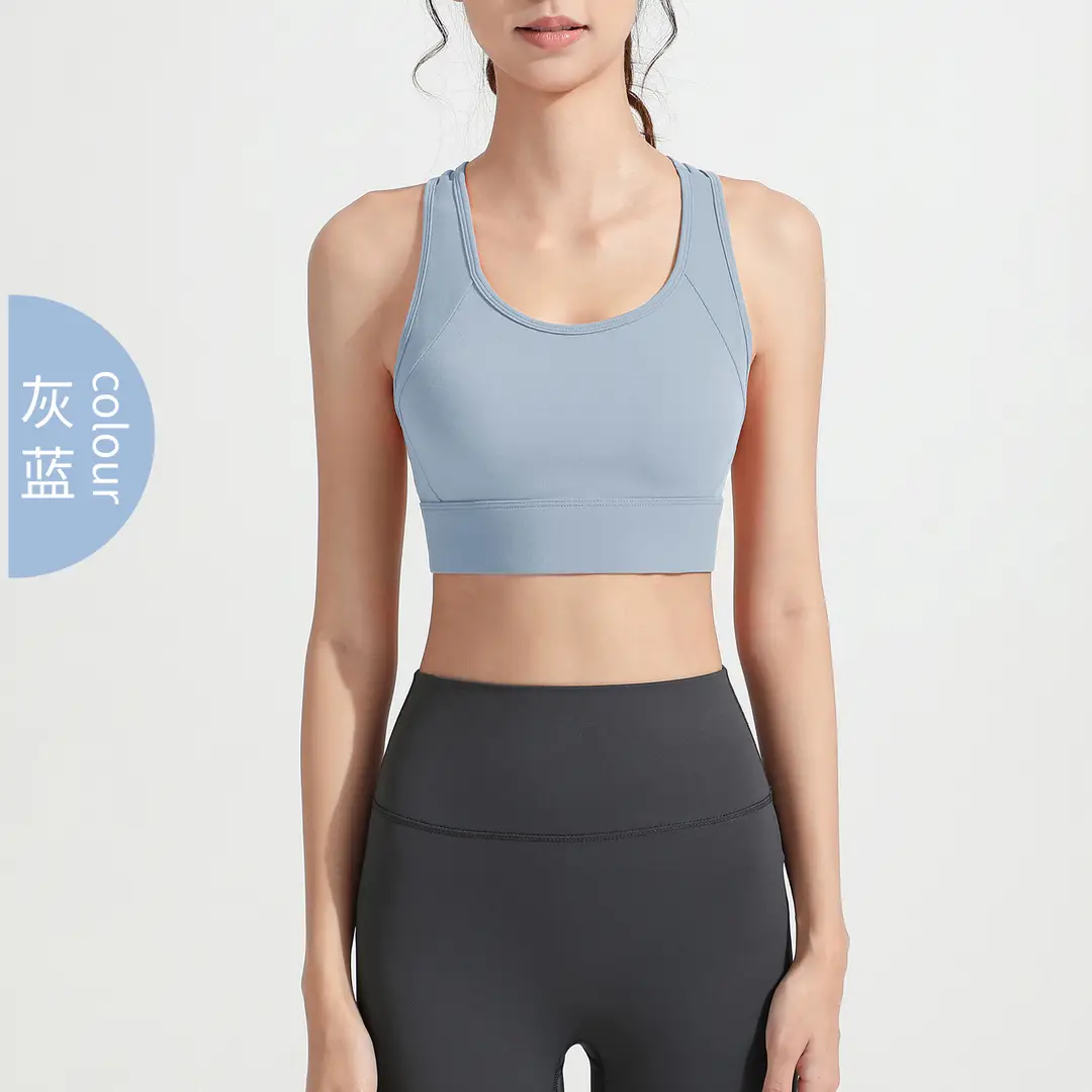 2026 New Antibacterial Sports Bra for Women, Shock-Proof All-In-One Yoga Vest, Running Gym High-Intensity Bra