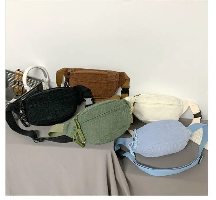 Women's Light Blue Jersey Chest Messenger Bag — feature 32