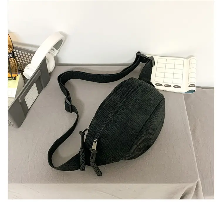Women's Light Blue Jersey Chest Messenger Bag — feature 38
