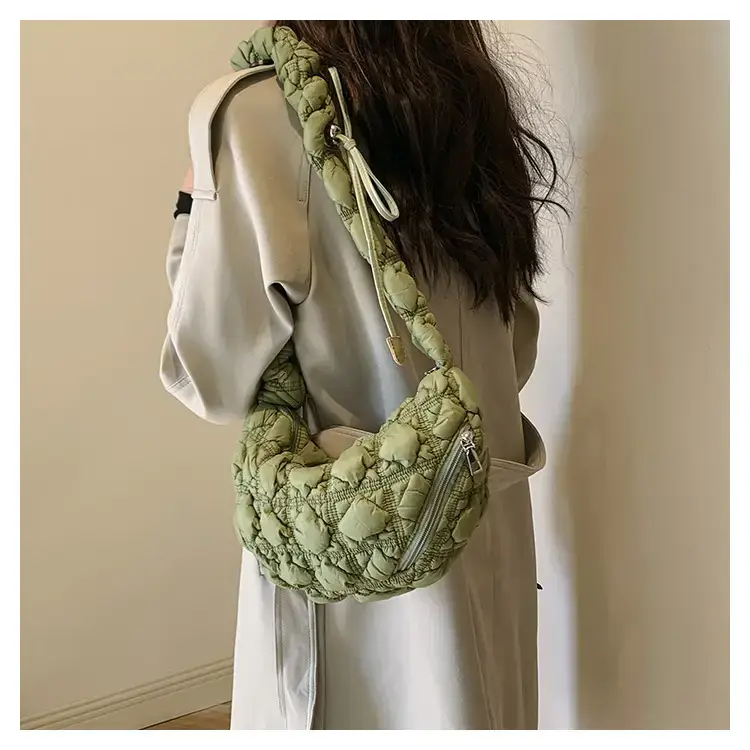 Black Quilted Shoulder Messenger Bag for Women 2023 — feature 19
