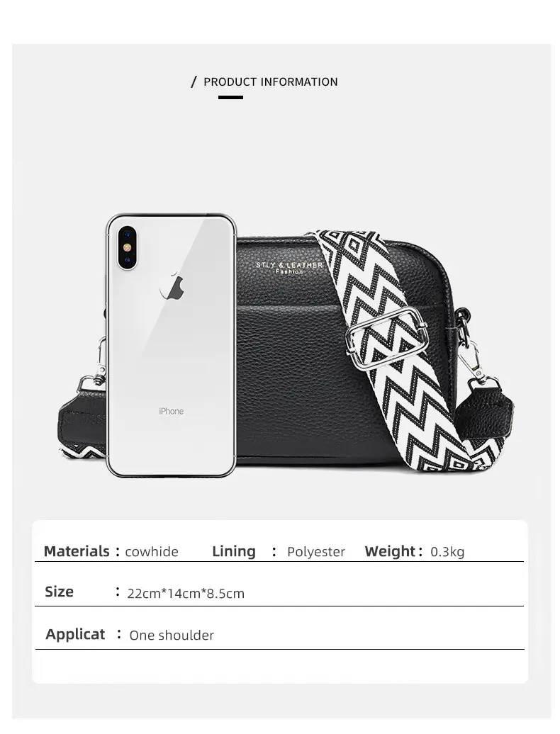 New Trendy Crossbody Bag for Women, New Color, Simple Design, Fashionable & Small — feature 2