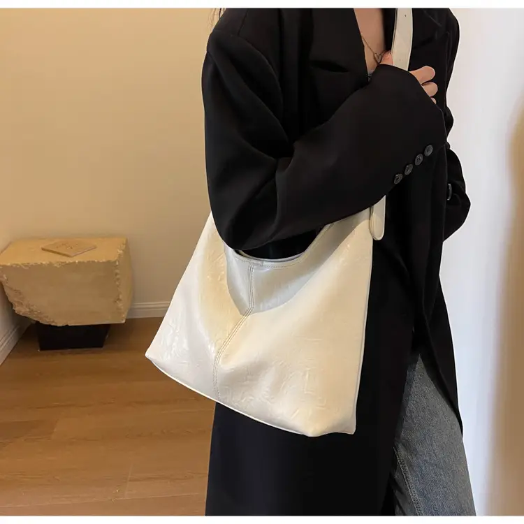 Brown Leather Retro Shoulder Tote Bag for Women — feature 15