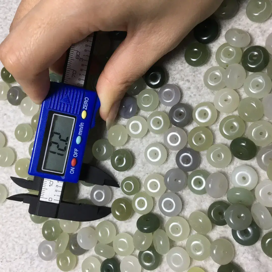 Qinghai Jade Ping An Buckle DIY Jewelry Accessories — feature 5