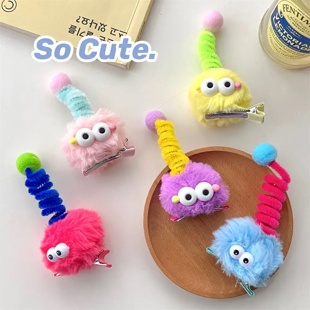 Plush Hairpin for Girls Cute Hair Accessory - Image 11