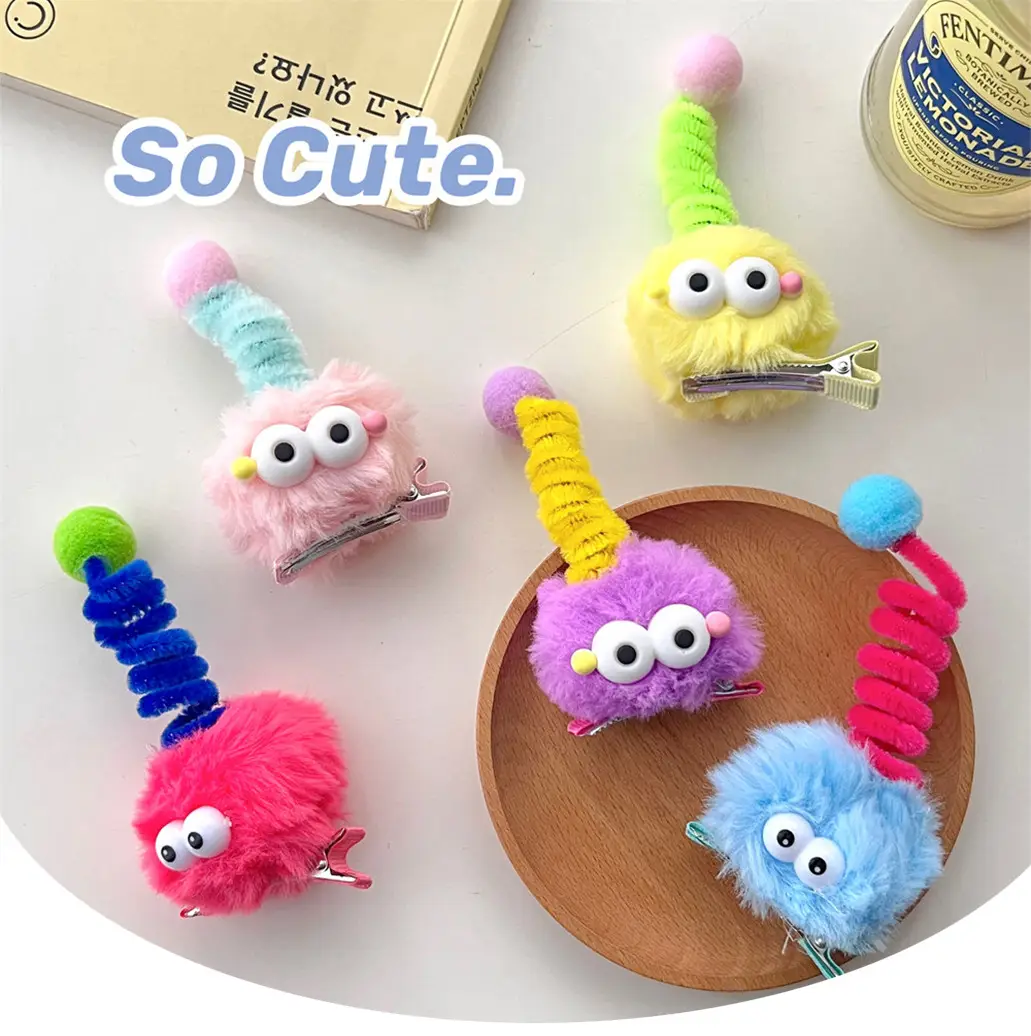 Plush Hairpin for Girls Cute Hair Accessory — feature 33