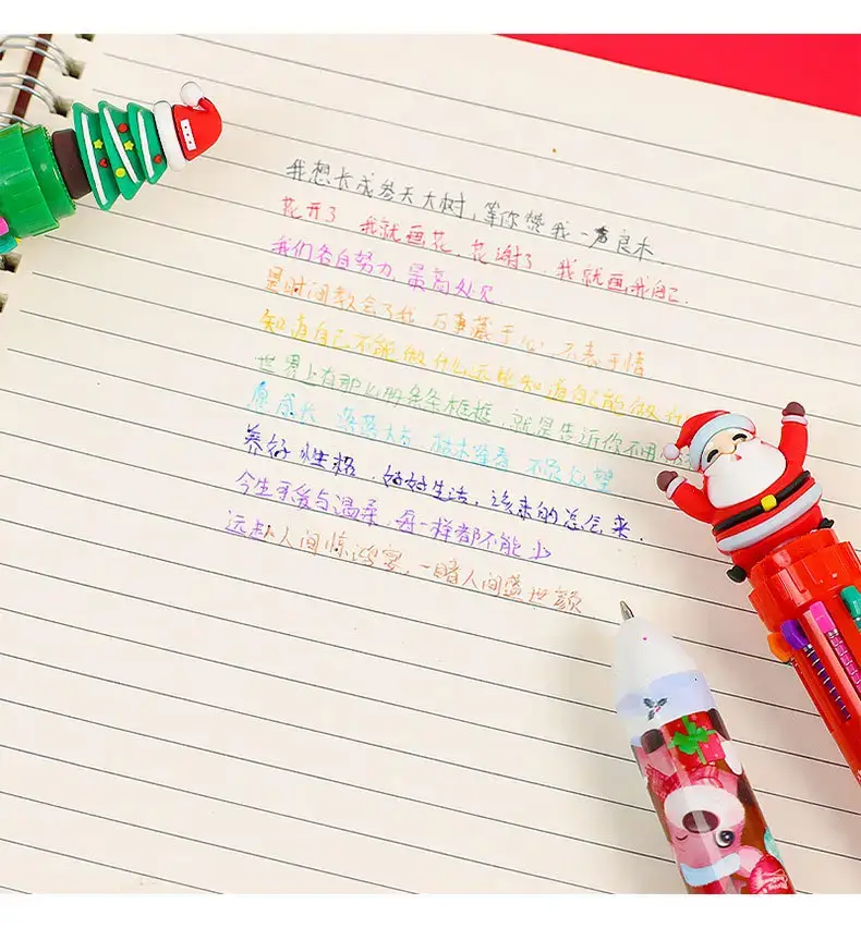 10-Color Cartoon Christmas Pen for Kids — feature 8