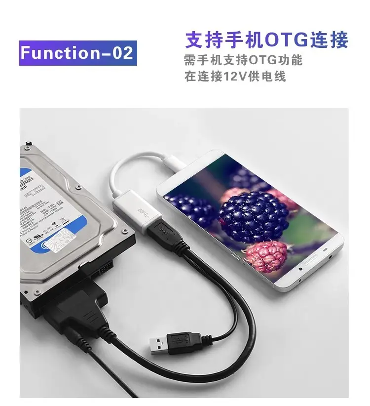Easy Drive Line Computer SSD Mechanical Solid State Drive SATA to usb Reader Optical Drive IDE Data Line 3.5" — feature 5