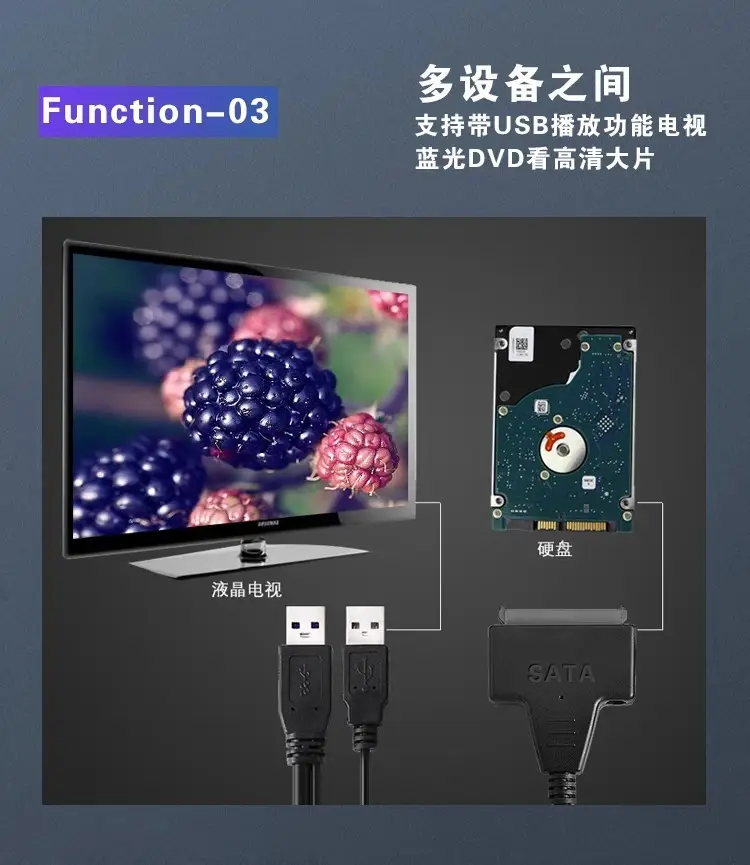 Easy Drive Line Computer SSD Mechanical Solid State Drive SATA to usb Reader Optical Drive IDE Data Line 3.5" — feature 6