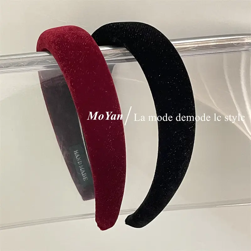 Autumn Winter Velvet Skull Headband 2023 - Image 4