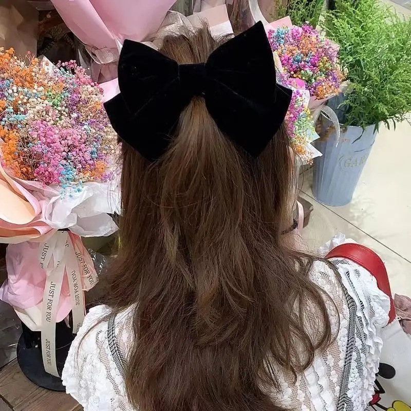Red Velvet Large Bow Hair Accessory 2023