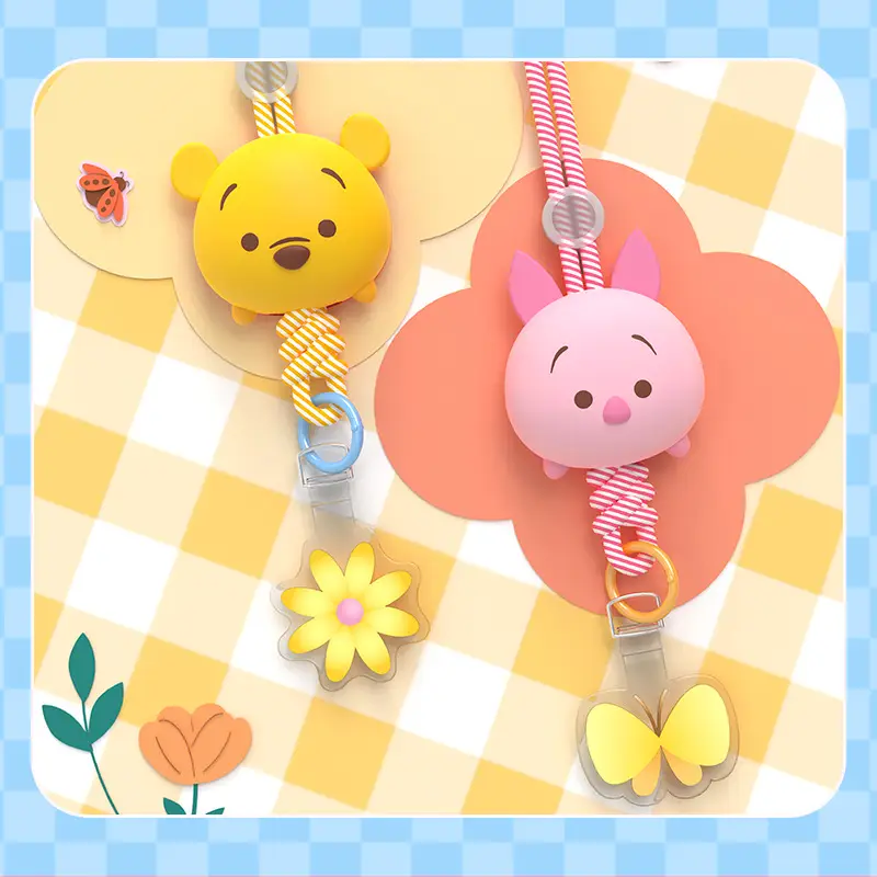 Disney Tsum Tsum Phone Charms with Braided Straps