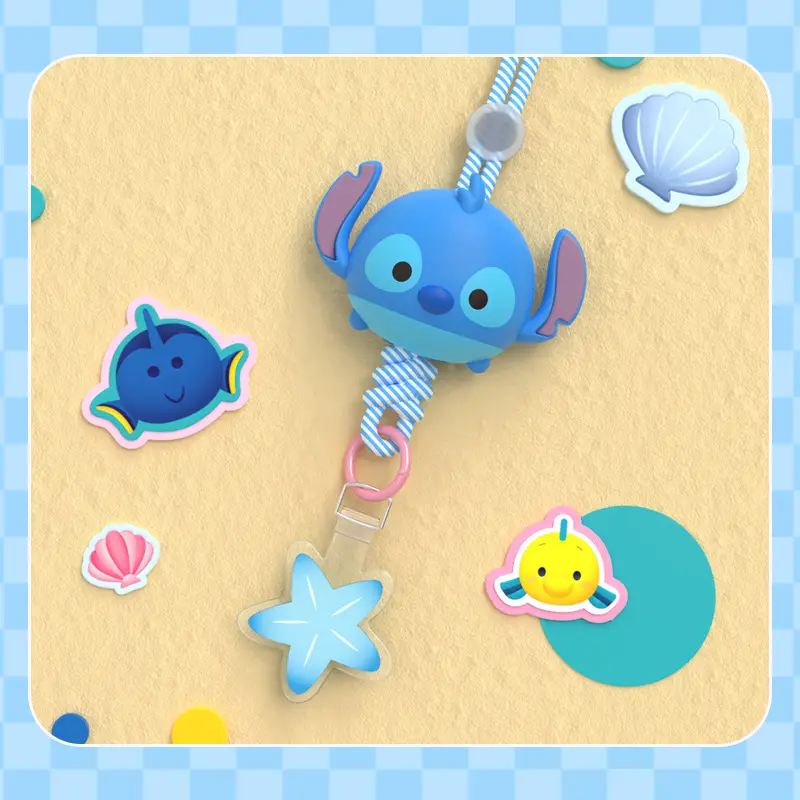 Disney Tsum Tsum Phone Charms with Braided Straps