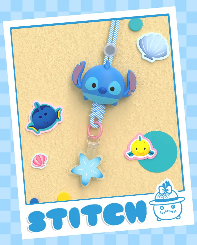 Disney Tsum Tsum Phone Charms with Braided Straps — feature 5