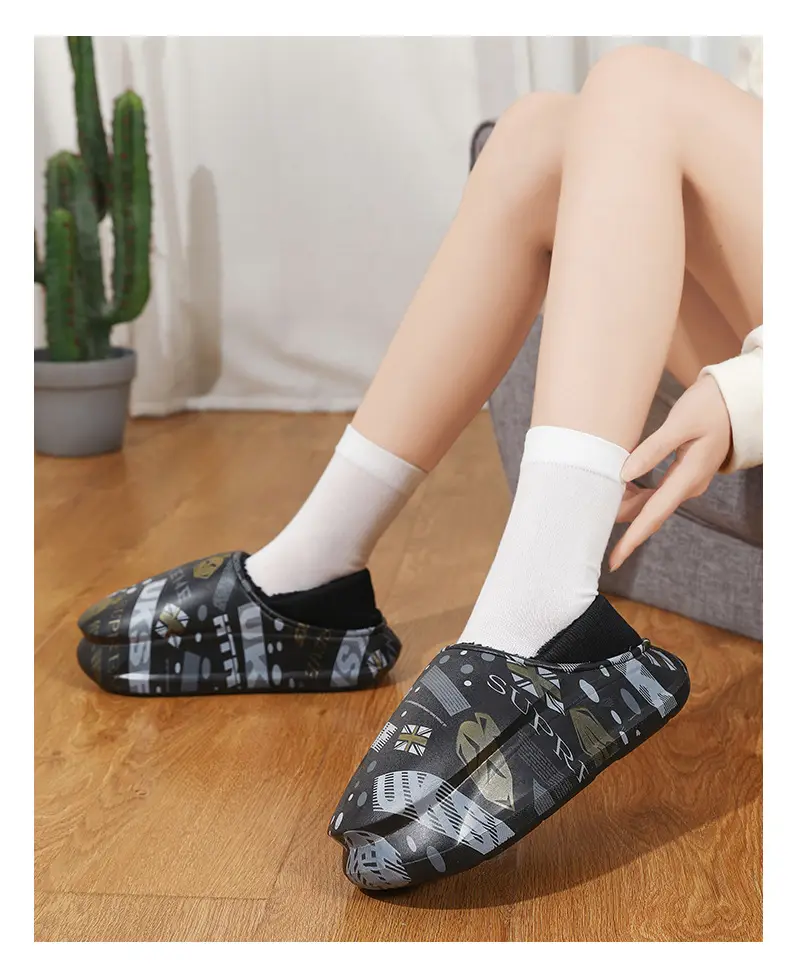 Men Winter Cotton Slipper Cross Border Warm Waterproof — feature 22