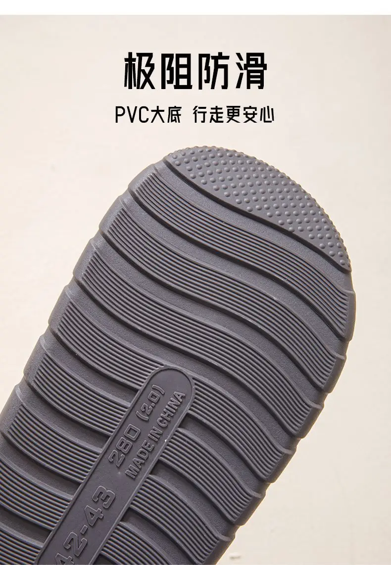 Mashimoto Men's Waterproof Winter Slippers Warm Fleece Lined — feature 7