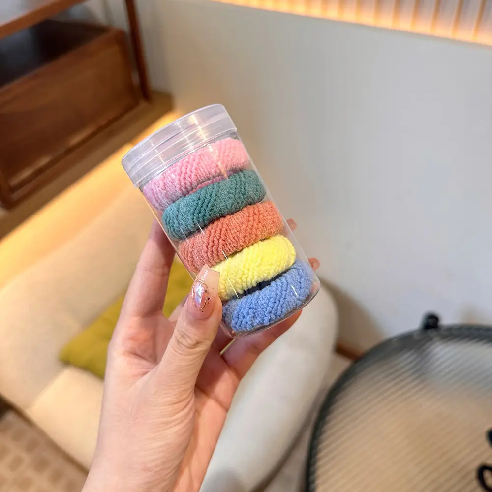 2023 Plush Hair Rope for Women, Multi Color, Durable, High Elastic - Image 13