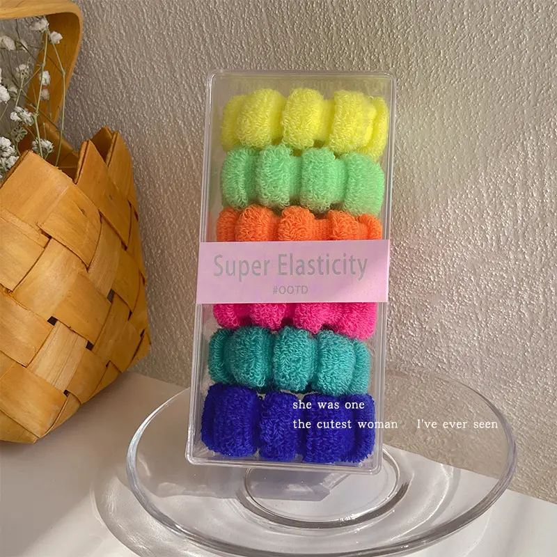 2023 Plush Hair Rope for Women, Multi Color, Durable, High Elastic - Image 20