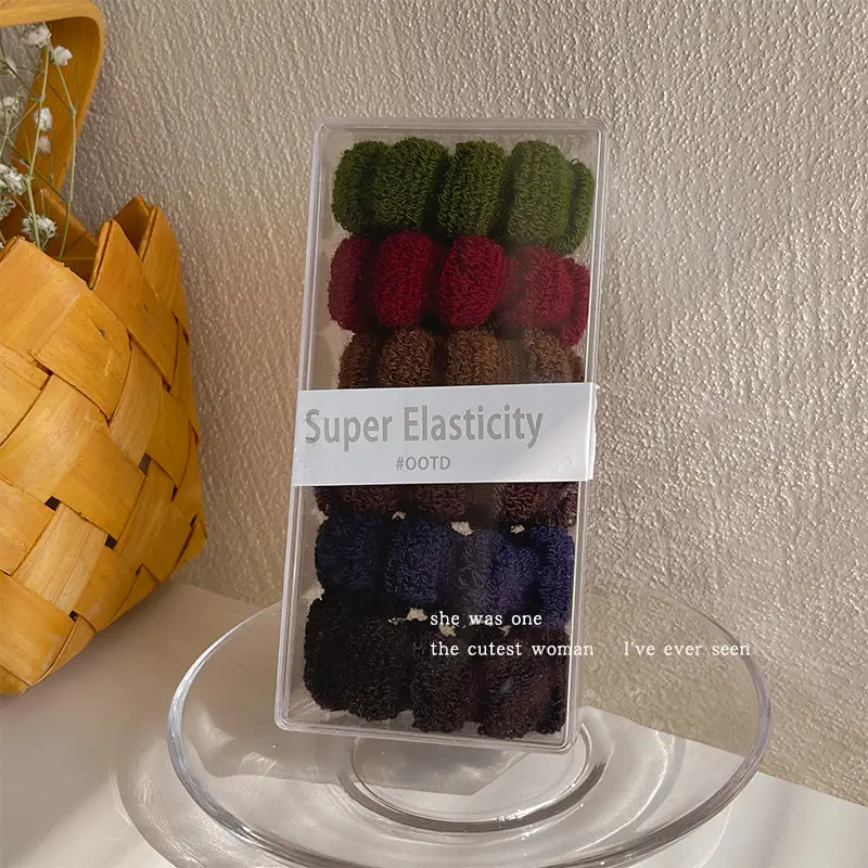 2023 Plush Hair Rope for Women, Multi Color, Durable, High Elastic - Image 24