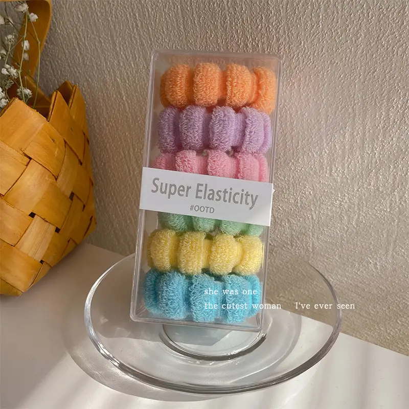 2023 Plush Hair Rope for Women, Multi Color, Durable, High Elastic - Image 25