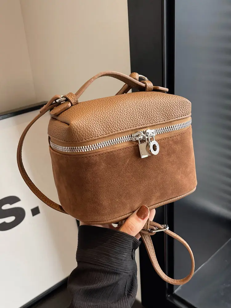 2023 Brown Leather Crossbody Bag for Women - Image 4